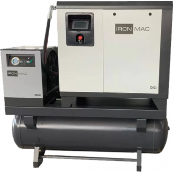 Компрессор IRONMAC винтовой IC 7,5/8 B DF 500L с ресивером и осушителем 5,5 320
